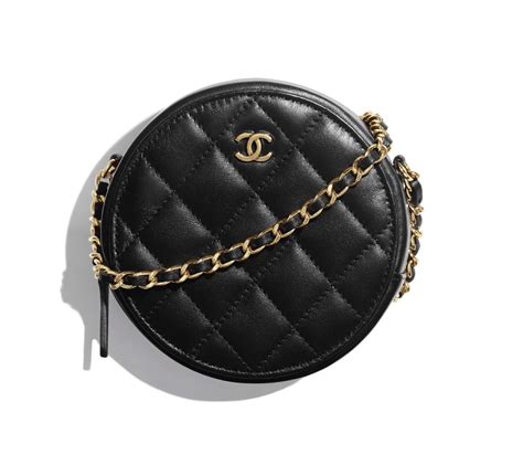 chanel small round clutch with chain|Chanel clutch bag with chain.